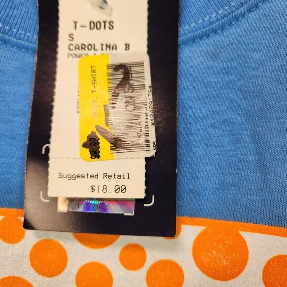 Tennessee Volunteers Vols T Shirt Blue Orange Football SEC SZ Small power T dot - Picture 7 of 7